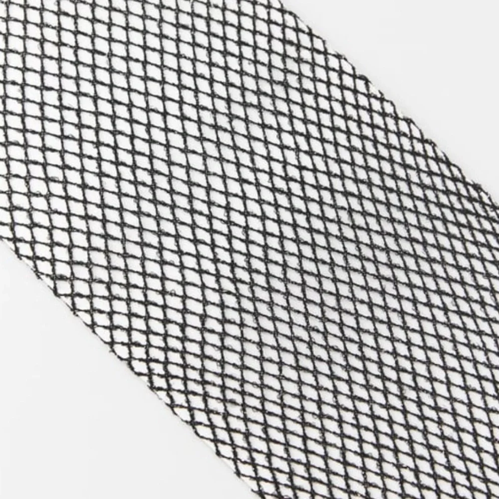 NWOT. Zara Black Mesh Tights with Metallic Thread. Size S. - Picture 4 of 8
